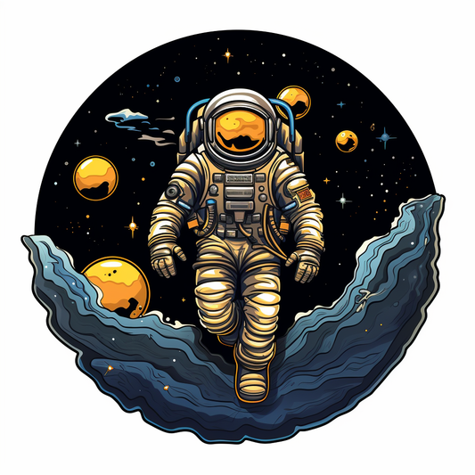 Space Bound Sticker